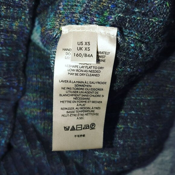 Anthropologie Daily Practice Womens‎ XS Turtleneck Jumper Dress Colorblock - Picture 4 of 10